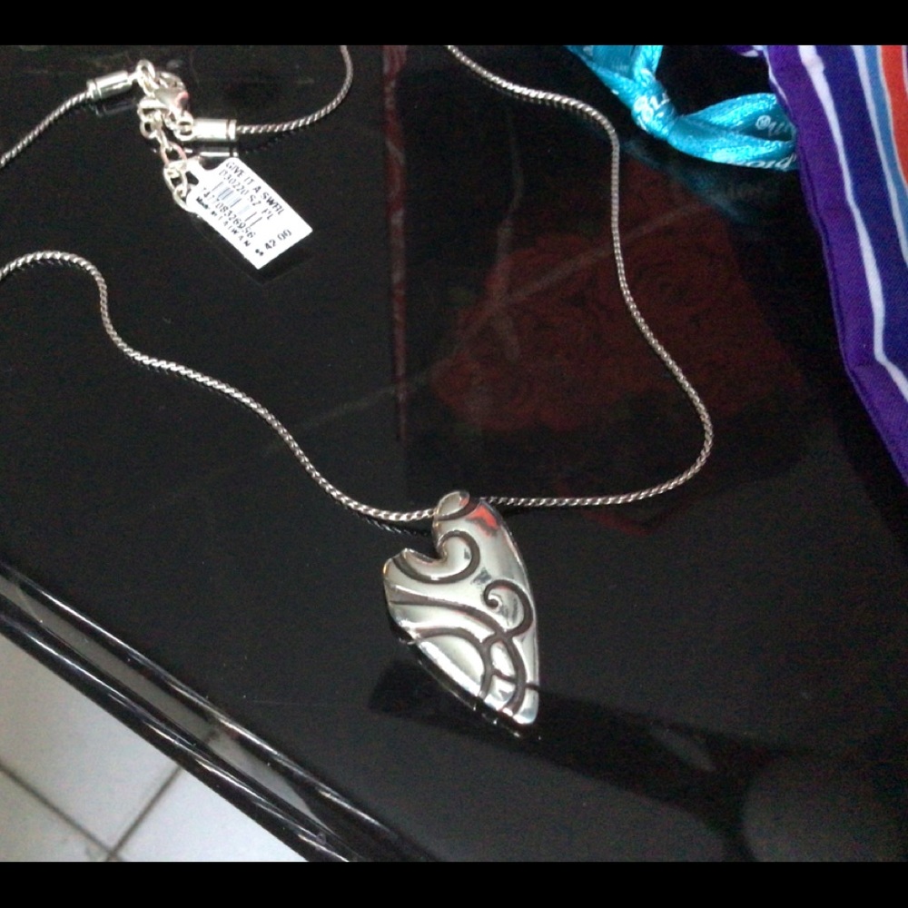 Brighton NWT Heart Pendant in Silver ... 16”